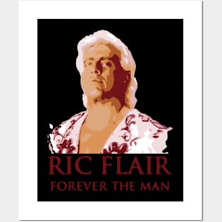 Ric Flair Tribute - dusty rhodes wrestling wwe macho man stone cold steve austin nwo bret hart razor ramon andre the giant four horsemen Posters and Art